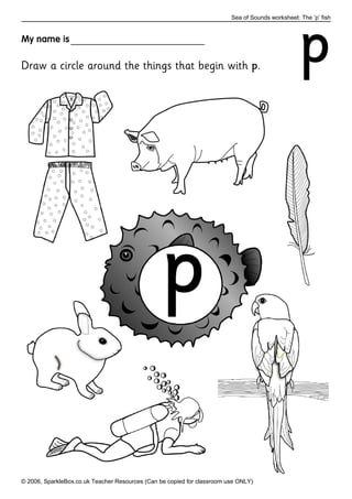Worksheet P p | PDF