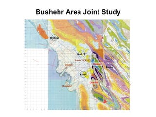 SE Binak
Lead “A”
Kutah
Asan
Buzpar
(Helleh) Gisakan
Char Pir
(Leads “B”&“C”)
(Bushehr)
Bushehr Area Joint Study
 
