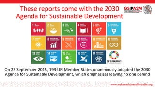 These reports come with the 2030
Agenda for Sustainable Development
On 25 September 2015, 193 UN Member States unanimously adopted the 2030
Agenda for Sustainable Development, which emphasizes leaving no one behind
6
 