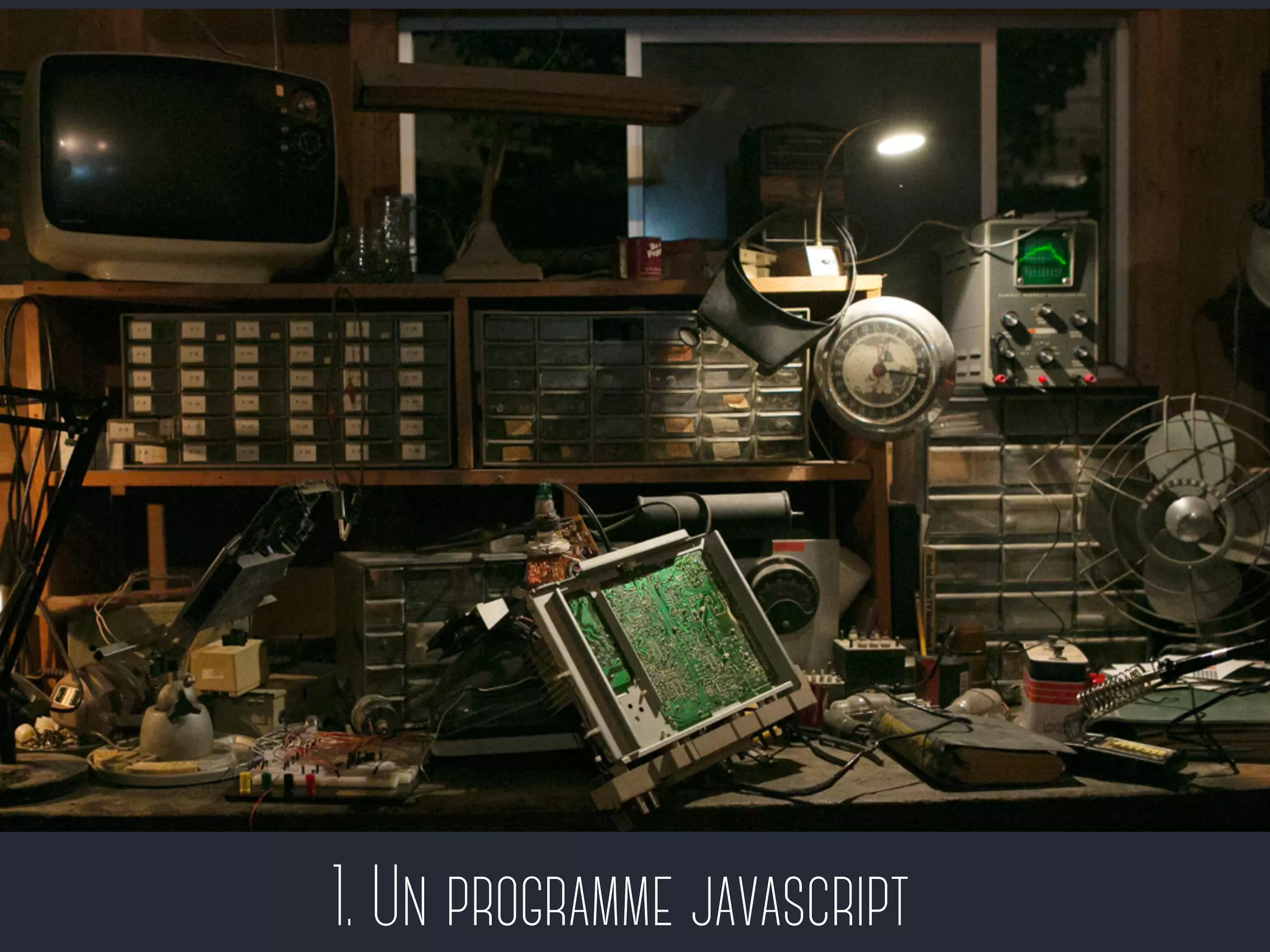 1. Un programme javascript