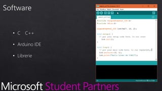 • C C++
• Arduino IDE
• Librerie
35
 