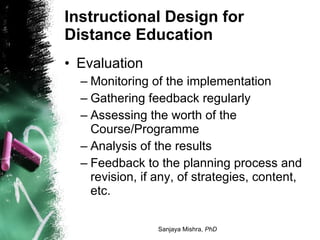 Instructional Design for Distance Education | PPT