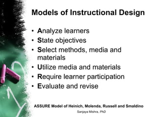 Instructional Design for Distance Education | PPT