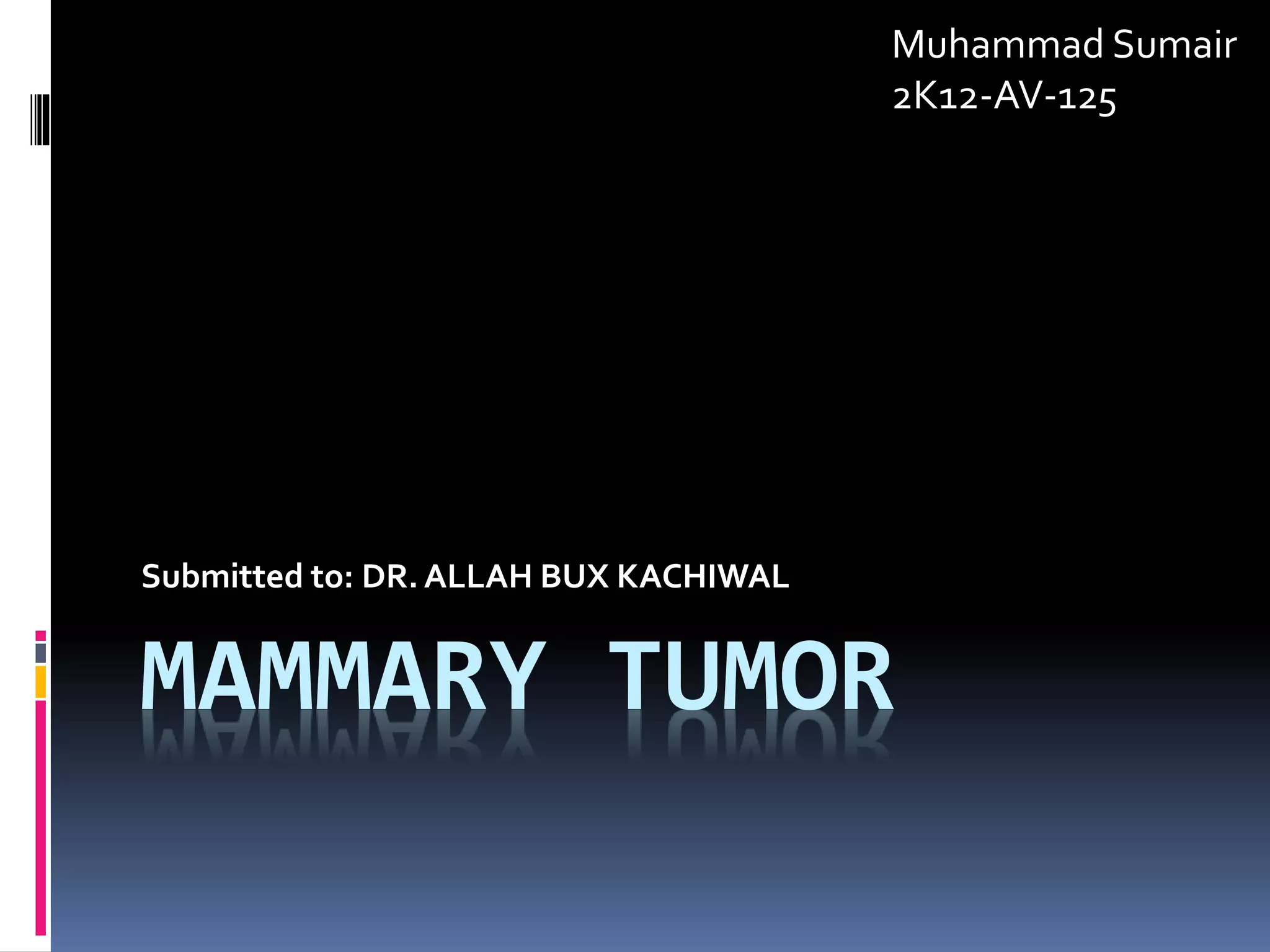 Mammary Tumor | PPT