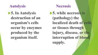 Necrosis and it's types | PPTX