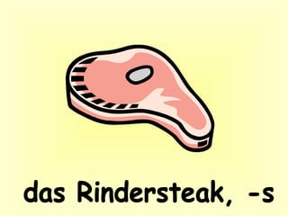 das Rindersteak, -s