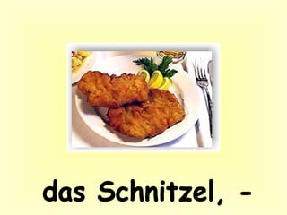 das Schnitzel, -