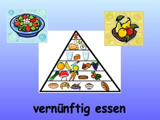 vernünftig essen 