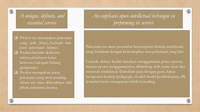 Etika Profesi 2 Karakteristik Dan Ciri Profesi