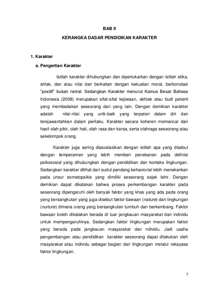 2 Kerangka Acuan Pendidikan Karakter Kemdiknas 2 Kerangka Acuan Pendidikan Karakter Kemdiknas