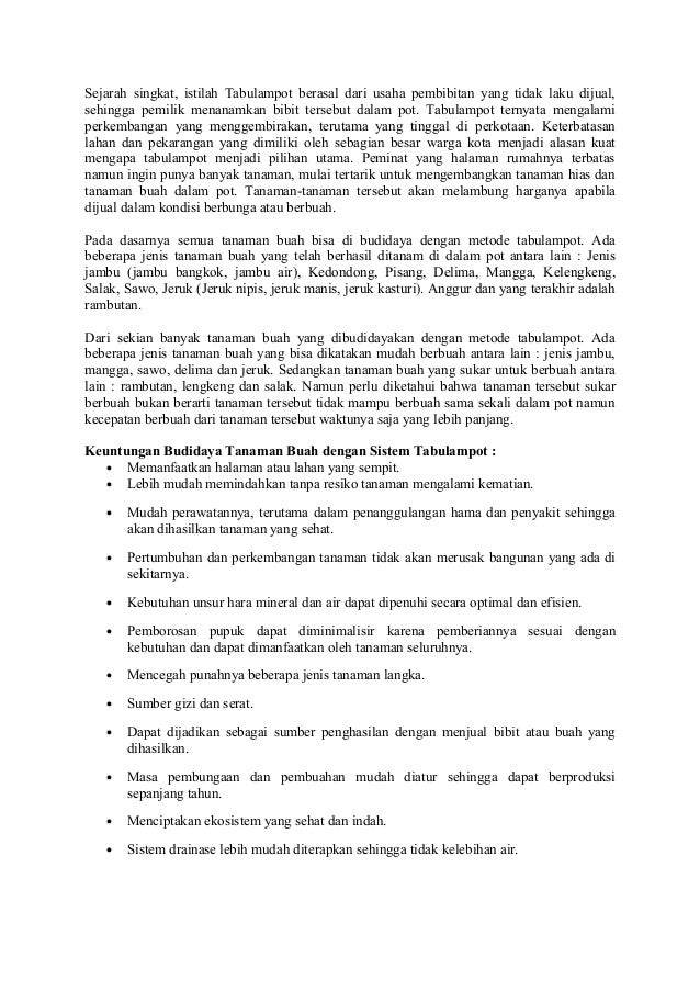 Keuntungan Cara Budidaya Tanaman Buah Dalam Pot Atau Tabulampot Keuntungan Cara Budidaya Tanaman Buah Dalam Pot Atau Tabulampot