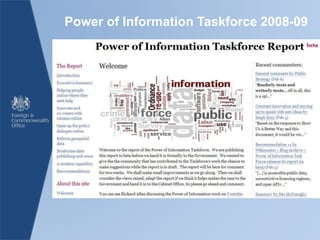 Power of Information Taskforce 2008-09
 