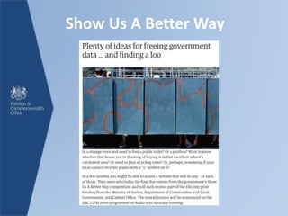 Show Us A Better Way
 