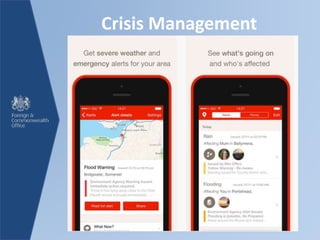 Crisis Management
 