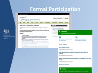 Formal Participation
 