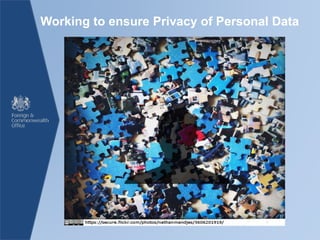 Working to ensure Privacy of Personal Data
 
