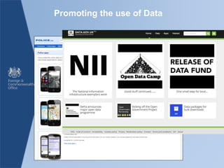 Promoting the use of Data
 
