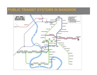 PUBLIC TRANSIT SYSTEMS IN BANGKOK
 