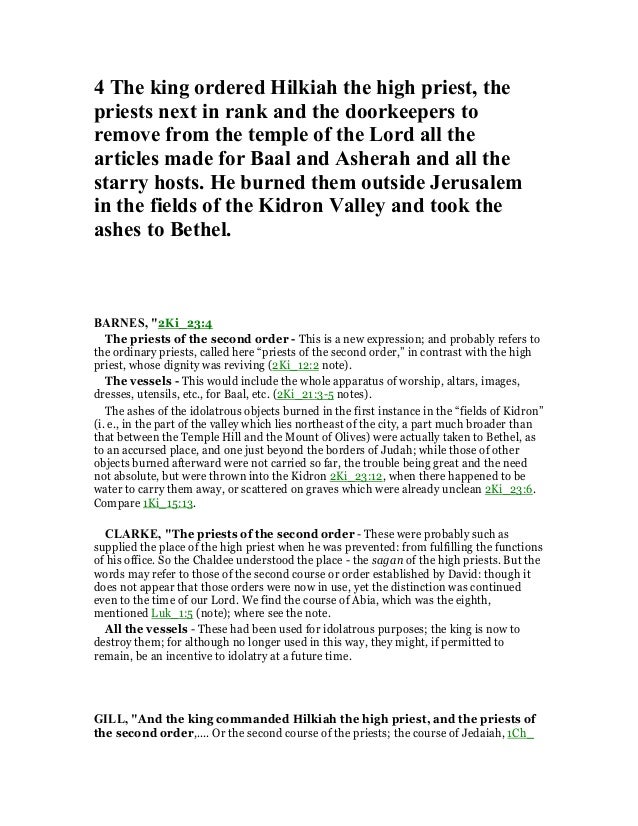 2 kings 23 commentary