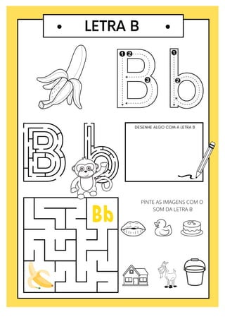 LETRA B ATIVIDADES - PRO DANI PESTANA PDF | PDF