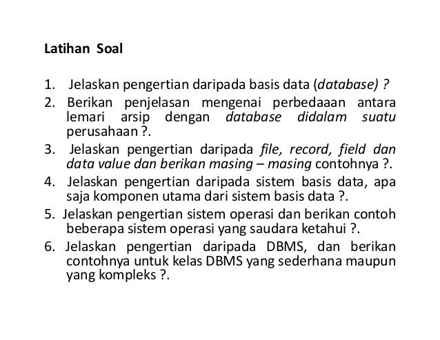 2 konsep basis data