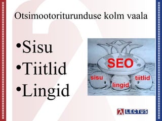 Otsimootoriturunduse kolm vaala


•Sisu
•Tiitlid
•Lingid
 