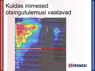 Kuidas inimesed
otsingutulemusi vaatavad
 