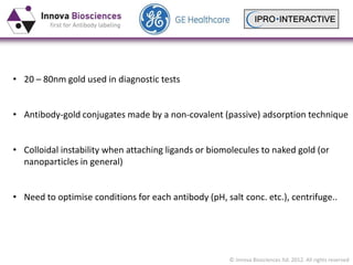 Lateral Flow Assay Development and the use of gold nanoparticles | PDF