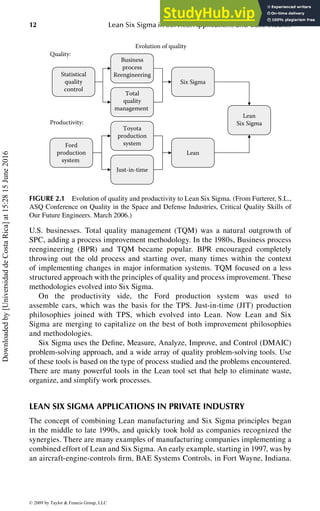 2 Lean Six Sigma Roadmap Overview | PDF