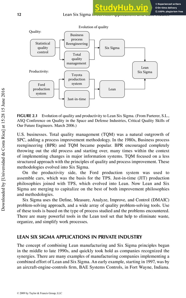 2 Lean Six Sigma Roadmap Overview | PDF | Mechanical and Industrial ...