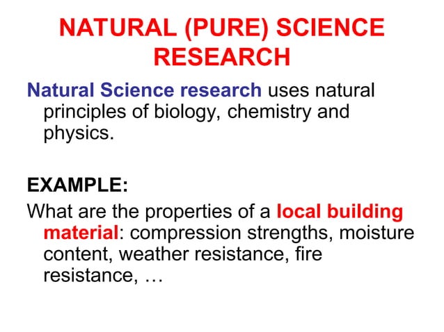 Chapter Two 2 Lecture Research Sciences Ppt