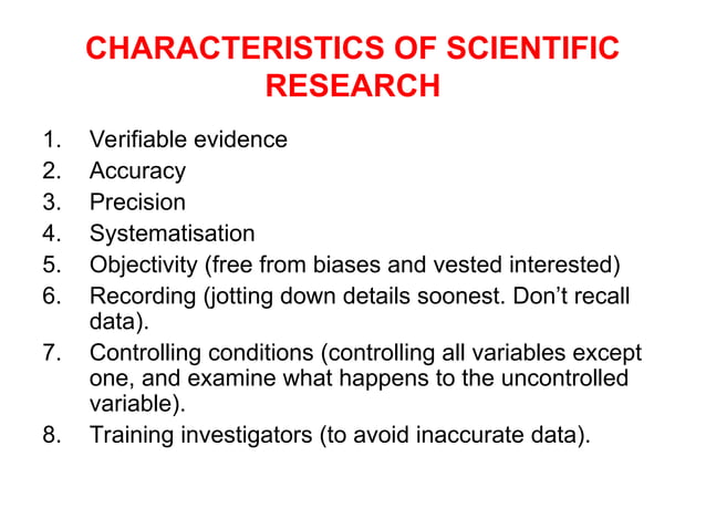 Chapter Two 2 Lecture Research Sciences Ppt