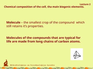 Long Compound 2_lekcture of chemistry about cell biology .ppt