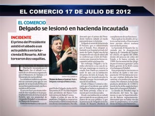 EL COMERCIO 17 DE JULIO DE 2012
 