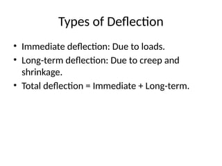 Serviceability Deflection Comprehensive Guide to Limit State Serviceability and Deflection ...
