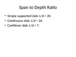 Deflection Control Slab Comprehensive Guide to Limit State Serviceability and Deflection ...