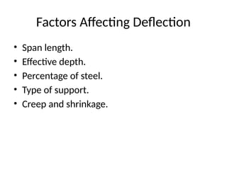 Serviceability Deflection Comprehensive Guide to Limit State Serviceability and Deflection ...