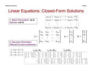 LinearAlgebra concepts used for machine learning | PDF