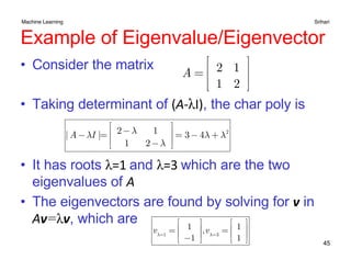 LinearAlgebra concepts used for machine learning | PDF