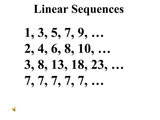 2LinearSequences | PPT