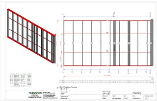 Sample Wall Shop Drawings | PDF