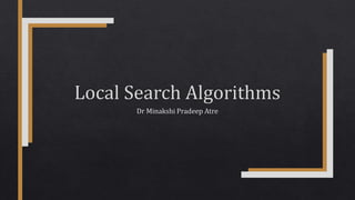 2)local search algorithms | PPT
