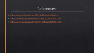 2)local search algorithms