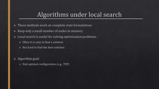 2)local search algorithms | PPT