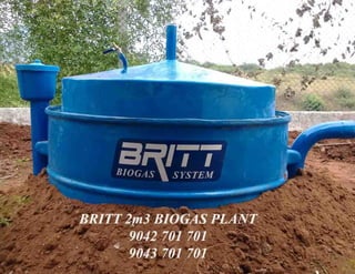 Biogas Plant for food wastes 