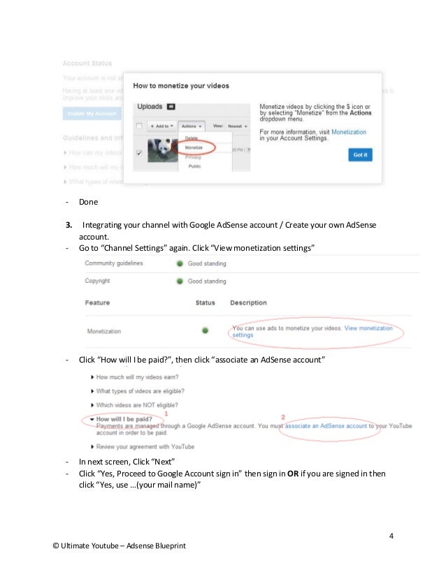 Cara Buat Akaun Youtube Adsense