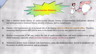 Dental Management of CardioVascular Diseases (CVD) | PDF