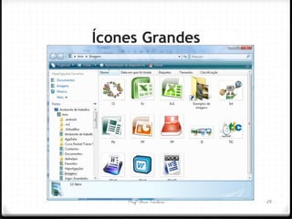 Profª Ana Teodoro 
Ícones Grandes 
24  