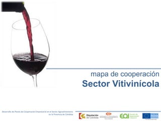 Desarrollo de Planes de Cooperación Empresarial en el Sector Agroalimentario 
en la Provincia de Córdoba 
mapa de cooperación 
Sector Vitivinícola 
 