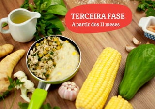 TERCEIRA FASE
A partir dos 11 meses
 